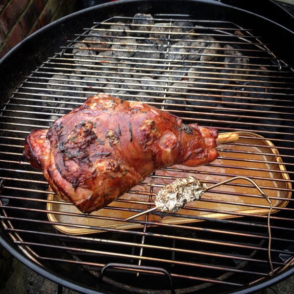 Easter Leg of Lamb on the Weber Kettle Pitmaster Club