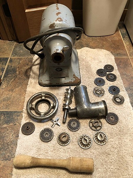 Old meat grinder clearance parts