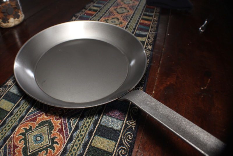 Matfer Bourgeat Black Carbon Steel Round Pizza Oven Pan