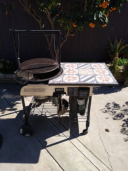 Weber q outlet table