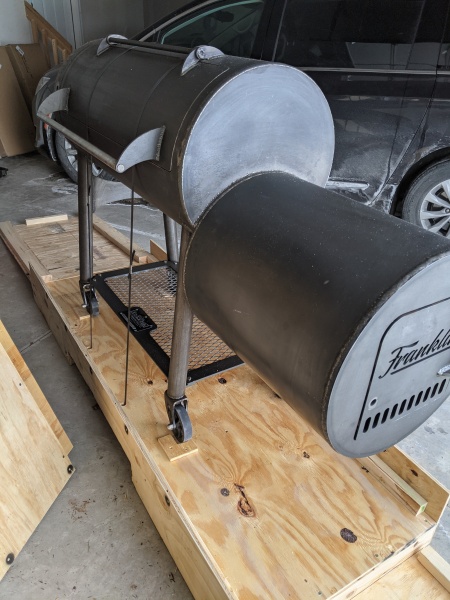 Aaron franklin shop smoker build