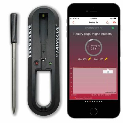 Combustion Predictive Thermometer & Display, wireless with 8 sensors