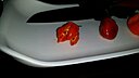 Slice Pepper twice into Quarters
