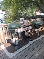 Weber Summit Performer Deluxe on Cart/Table!
Older Performe further Right!