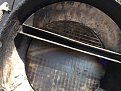 S 'n S Accessory in place with a 20 Ga SS Baffle from the Reservoir to the opposite side of the Kettle!  +-17 1/2" Dia
Circle with 4 1/2" Sheared Off,
